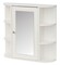Fully Assembled and Ready for Installation Multifunctional White Wall Mount Medicine Cabinet with 4 Adjustable Inner Shelves and 6 Outer Shelves - Perfect as Bathroom Organizers and Storage